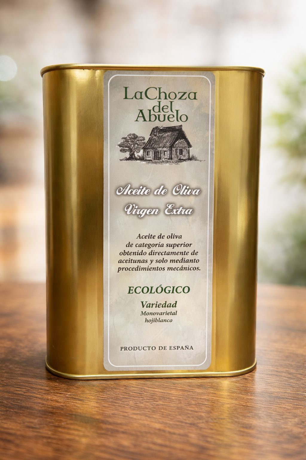 Aceite de Oliva Virgen Extra Lata 3L | La Choza del Abuelo